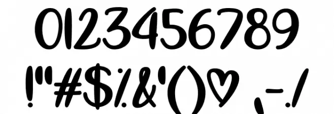 Going Forward Regular Font OTHER CHARS