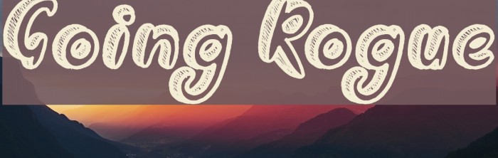 Going Rogue Font examples
