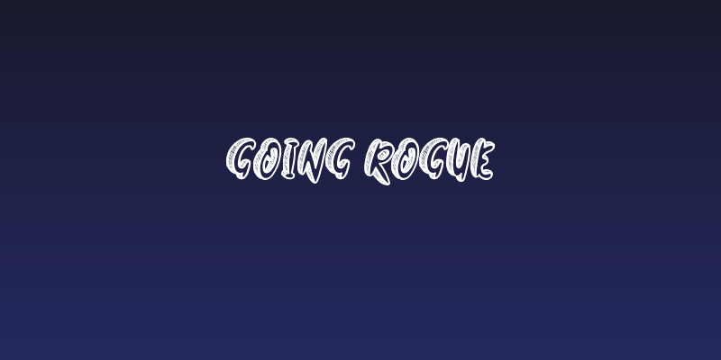 Going Rogue Social Header