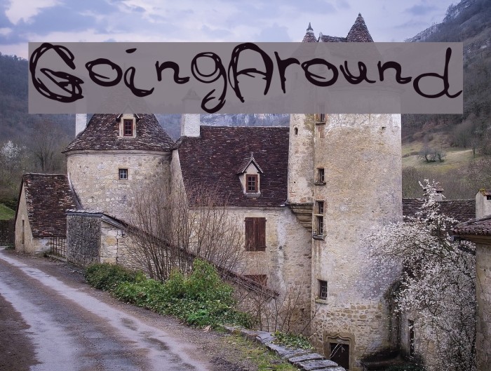 GoingAround Font examples