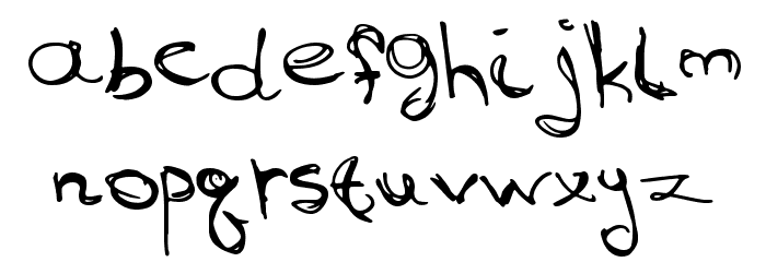 GoingAround Font LOWERCASE