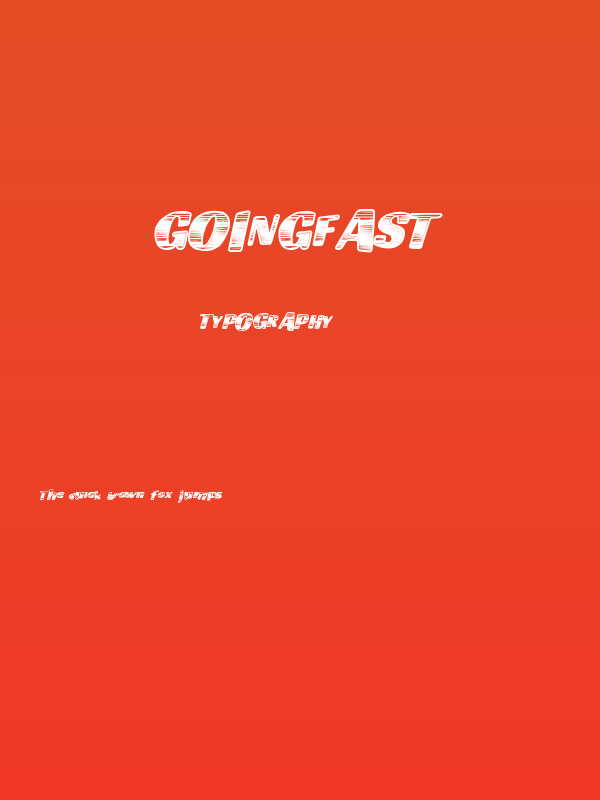 GoingFast Poster