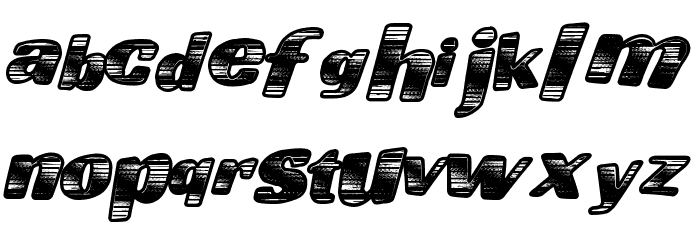 GoingFast Font LOWERCASE