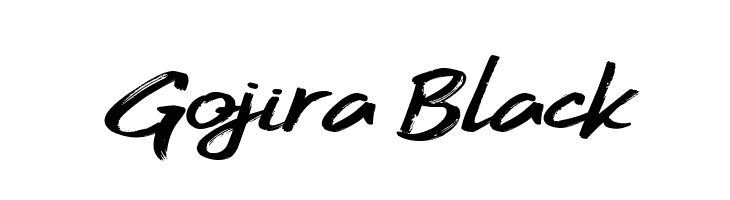 Gojira Black  Descarca Fonturi Gratis