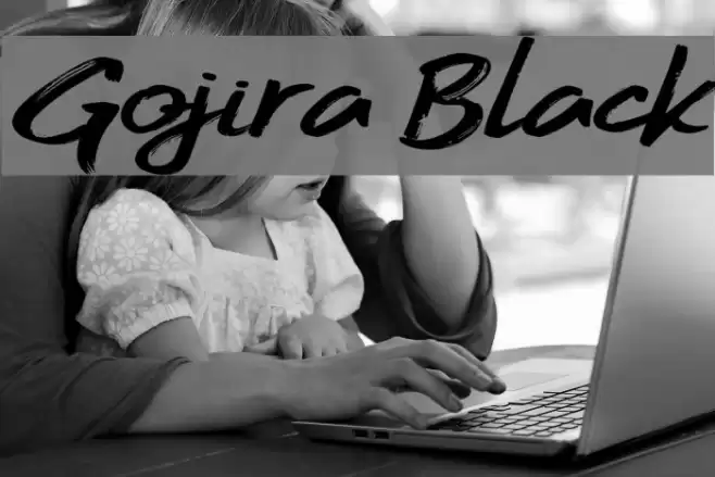 Gojira Black Font examples