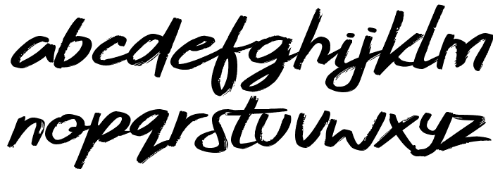 Gojira Black Font LOWERCASE