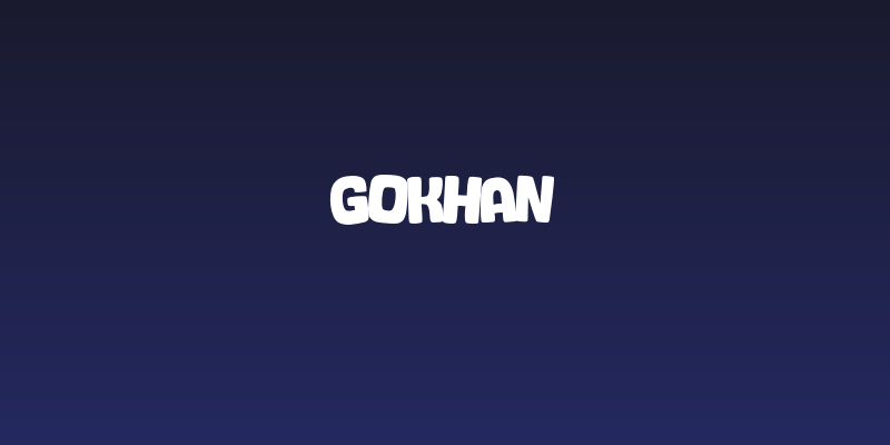 Gokhan Social Header