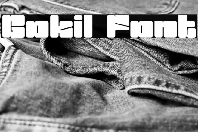 Gokil Font examples