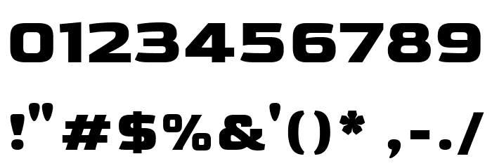 Gold Bold Font OTHER CHARS
