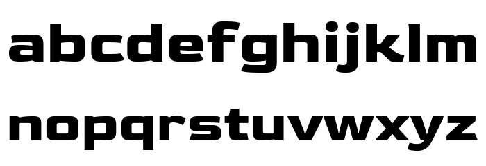 Gold Bold Font LOWERCASE