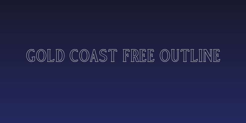 Gold Coast Free Outline Social Header