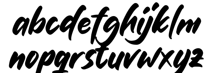 Gold Girls Font LOWERCASE