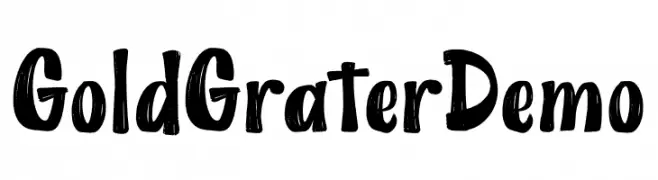 Gold Grater Demo  Frei Schriftart Herunterladen