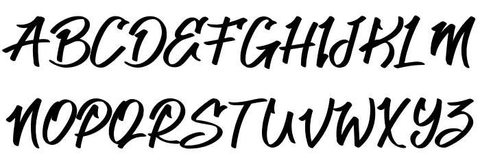 Gold-Jack Font UPPERCASE