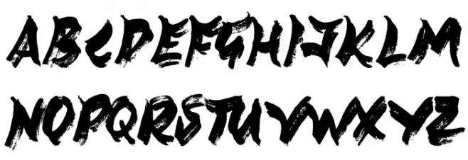 Gold Mine Font UPPERCASE