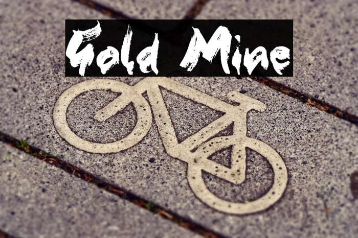Gold Mine Font examples