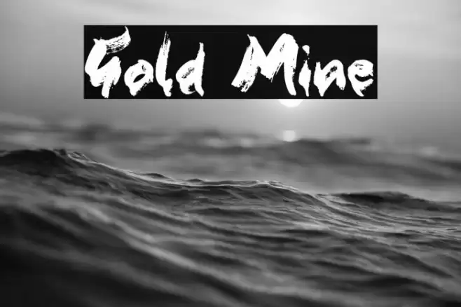 Gold Mine خط examples