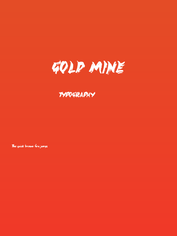 Gold Mine Poster