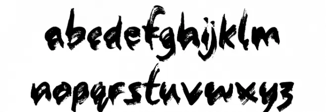 Gold Mine Font LOWERCASE