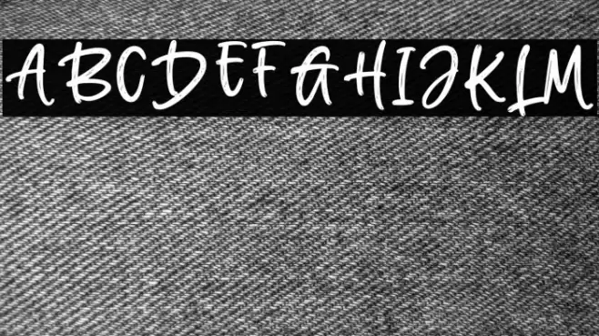 Gold Night Font examples