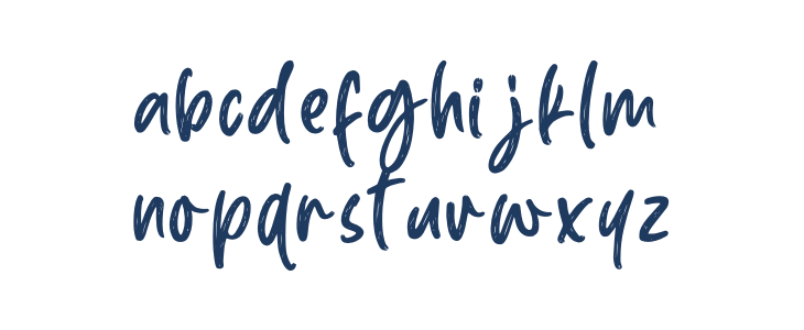 Gold Night Lowercase