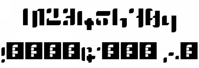 Gold Regular Font OTHER CHARS