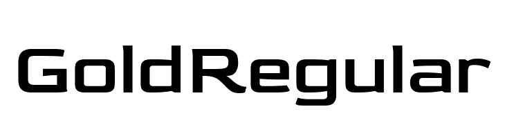 Gold Regular  フリーフォントのダウンロード