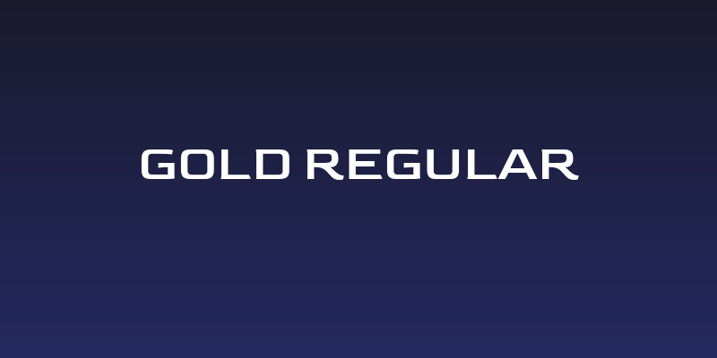Gold Regular Social Header