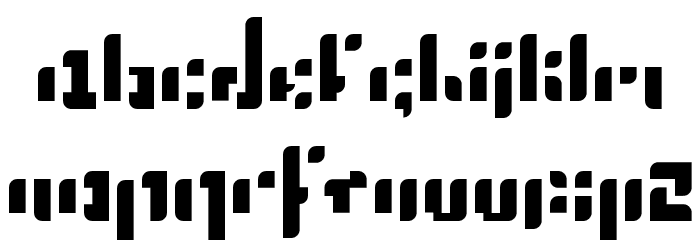Gold Regular Font LOWERCASE