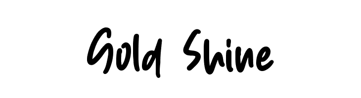 Gold Shine  免费字体下载