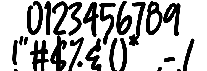 Gold Shine Font OTHER CHARS