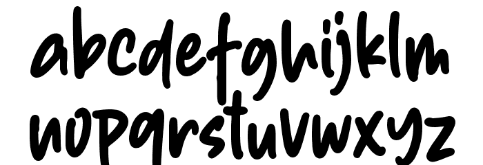 Gold Shine Font LOWERCASE