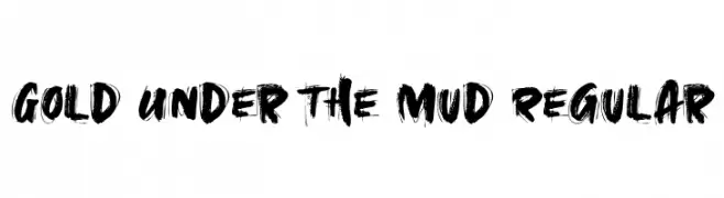 Gold Under The Mud Regular  baixar fontes gratis