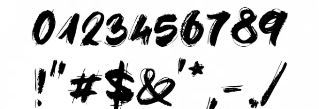 Gold Under The Mud Regular Font OTHER CHARS