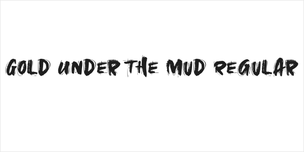Gold Under The Mud Regular Logo