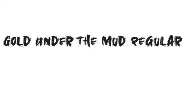 Gold Under The Mud Regular Logo