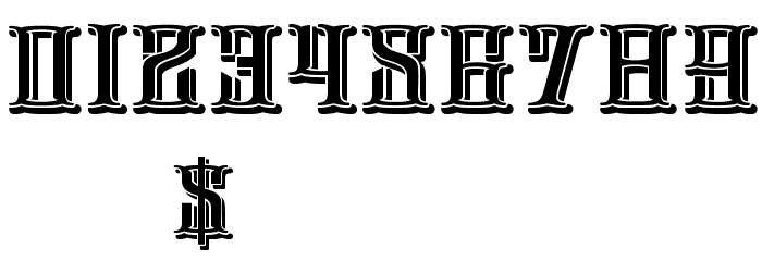 GoldAndBone Font OTHER CHARS
