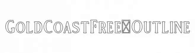 GoldCoastFree-Outline  Fuentes Gratis Descargar