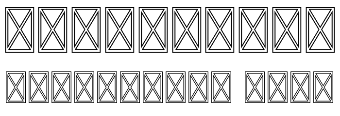 GoldCoastFree-Outline Font OTHER CHARS
