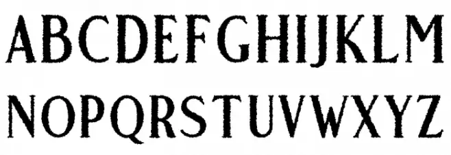 GoldCoastFree-Rough Schriftart Groß