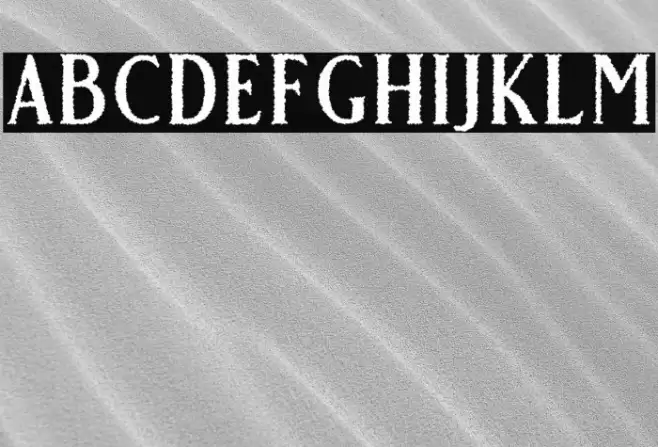 GoldCoastFree-Rough Font examples