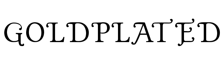 GoldPlated  免费字体下载