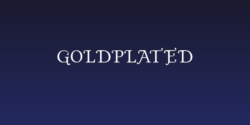 GoldPlated Social Header
