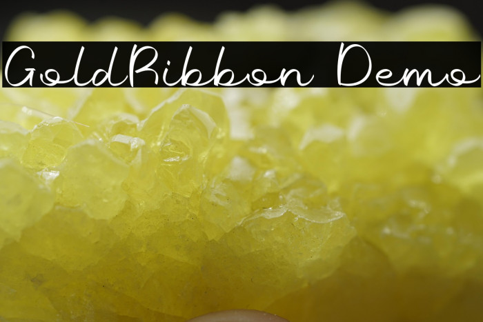 GoldRibbon Demo Example 2