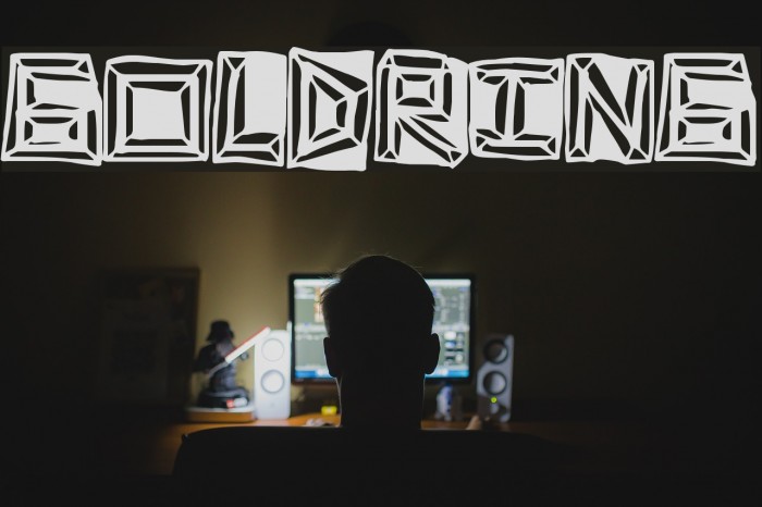 GoldRing Font examples