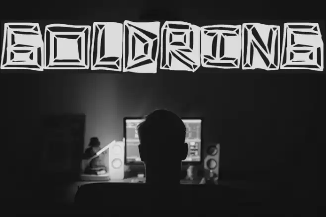 GoldRing Font examples