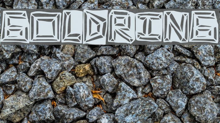 GoldRing Font examples