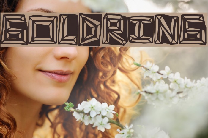 GoldRing Font examples