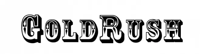 GoldRush  Frei Schriftart Herunterladen