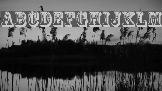 GoldRush Font examples